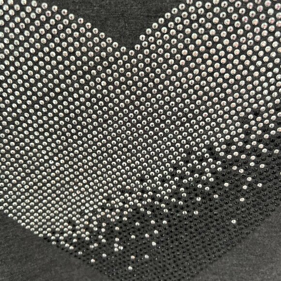 Reitmans Jeweled Heart Tee, Size XXL Petite - Picture 3 of 5